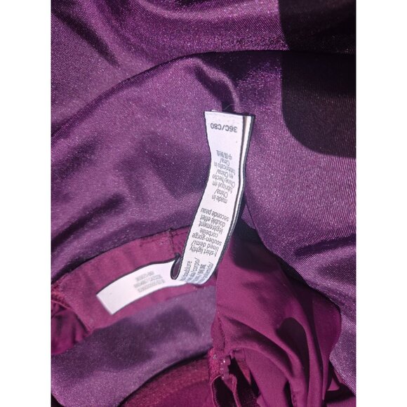 Victorias Secret Underwire Push-Up Bra*Plum Purple*Soft Fabric*Sissy*NWOT*36C - Picture 5 of 8